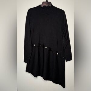 ALFANI ASYMMETRICAL SWEATER TOP